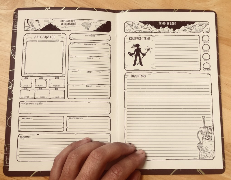 Illustration for article titled Custom D&D Character Sheets Are A Critical Hit